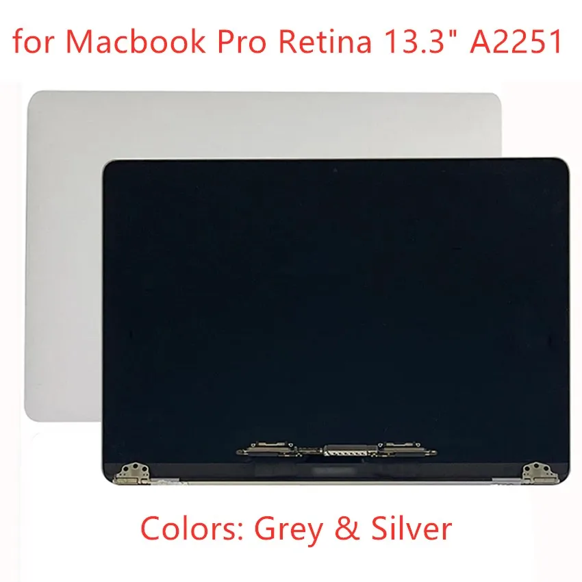 ЖК-дисплей A2251 серебристо-серый 2020 лет замена для Macbook Pro Retina 13 3 дюймов со