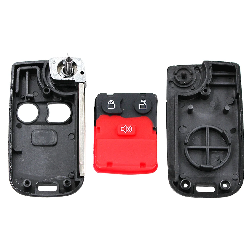 2 кнопки складной чехол для пульта дистанционного управления FO21 FO38 Blade Ford Kuga F150 F750