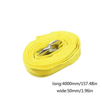 

Car Emergency Supplies Double-layer Tow Rope 5 Tons 4 Meters Trailer With Thickening Wide Pull Rope
