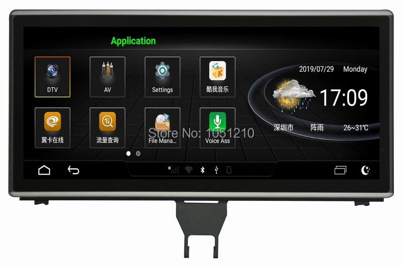 Ouchuangbo автомобильное радио аудио мультимедиа для 9 дюймов A7 A6 C7 2012- с Android 9,0 gps навигация 8 Восьмиядерный 4 Гб+ 64 ГБ