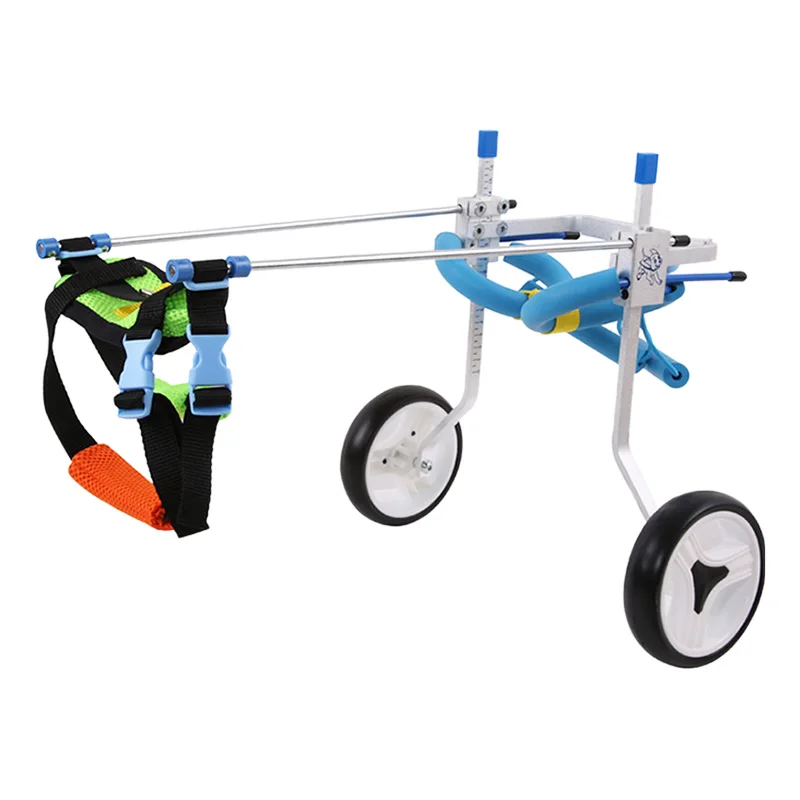 

5 Types Cart Pet Wheelchair for Handicapped Hind Legs Small Dog Cat/Doggie/Puppy Walk Stainless Steel Xxs-L(Xs Widen)
