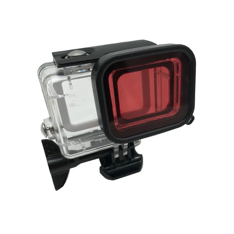 40 м Корпус чехол с фильтром для дайвинга для GoPro Hero 7 белый/серебристый водонепроницаемый чехол Защитный корпус для дайвинга