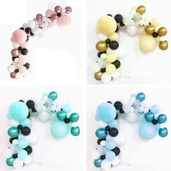 

DIY 5M Balloons Arch Kit Chain Pink Blue Gold Metallic Latex Balloons for Baby Shower Birthday Party Wedding Decorations