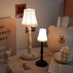 Mini lampe LED rétro, luminaire décoratif d'intérieur, luminaire décoratif d'intérieur, idéal pour une Table de chevet ou une chambre à coucher 