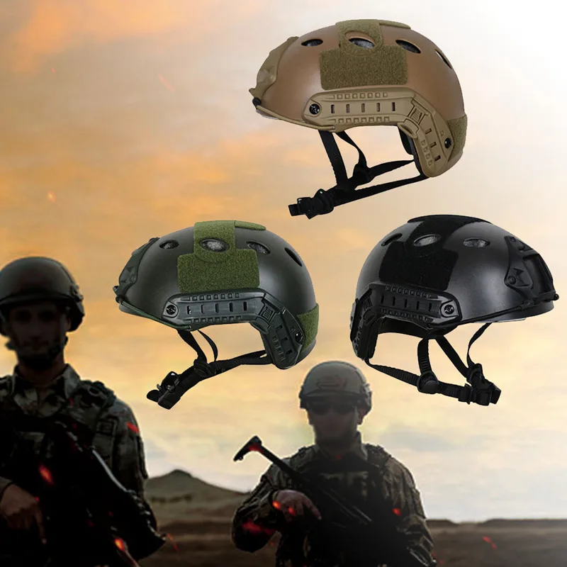 

High Quality Protective Paintball Wargame Helmet Army Airsoft MH Tactical FAST Helmet with Protective Goggle Lightweight