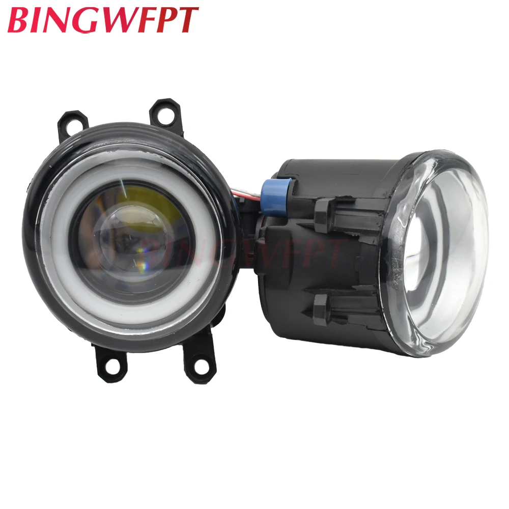 Светодиодные противотуманные фары 2 шт. + Противотуманные Angel eye в сборе для Toyota