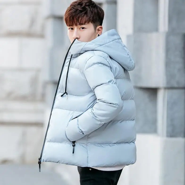 Fashion Winter Men Parka Outerwear High Quality White Duck Thick Down Jacket men coat Snow parkas male Warm Brand Coat
