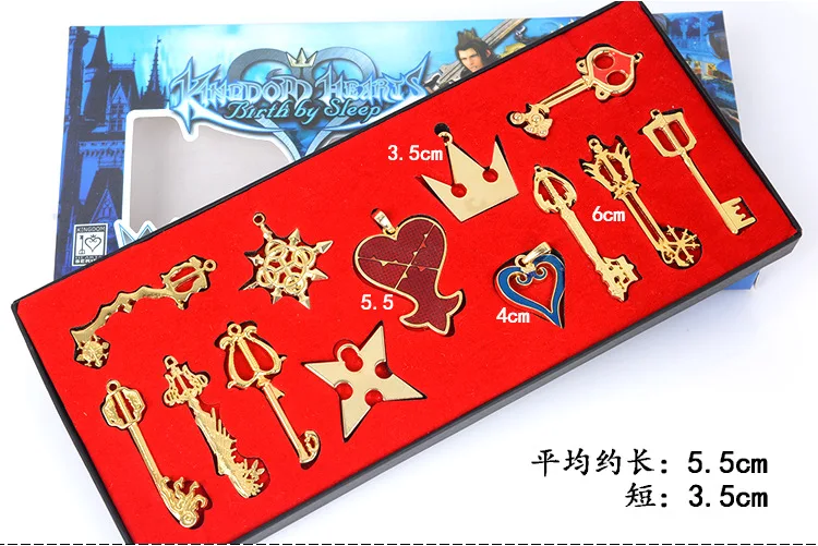 Королевство ключ от сердца край набор Kingdom Hearts suo la li Library Келли x ren ключ край модель большой размер