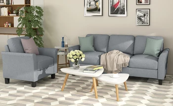 

Living Room Furniture Chair and Three-seat Sofa Functional and Soft Sofa Cover for Home Decoration