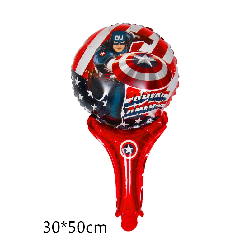 Balloons 1pcs Вечерние воздушные шары Бэтмена, Человека-паука, Железного человека, Халка, воздушные шары супергероя, Супермена, Детские воздушные шары с днем рождения - Цвет: Balloons 1pcs