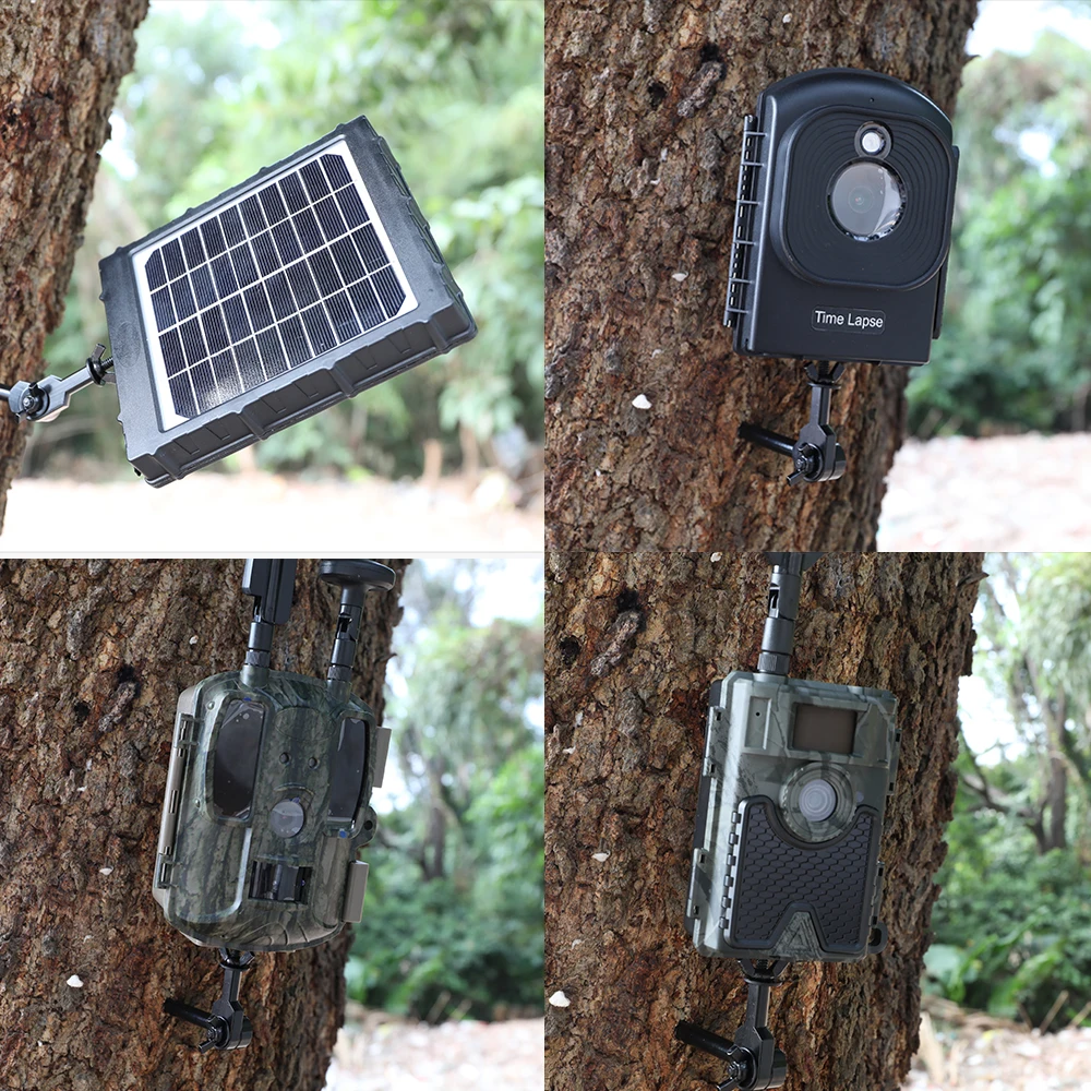 Hunting Trail Camera Holder CS02 Quick Install Tree Screw Mount 1/4 inch Universal Mounting Bracket for Photo Trap Action Cam