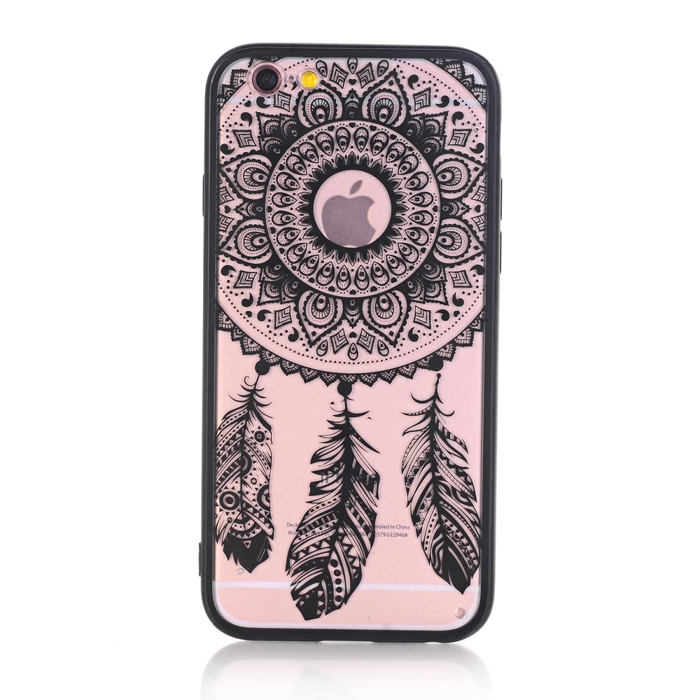 Leewinda Модный чехол с кружевным узором для iphone 5 6 7 8 6Plus 7 X XS XR XSMax противоударный силиконовый чехол для телефона