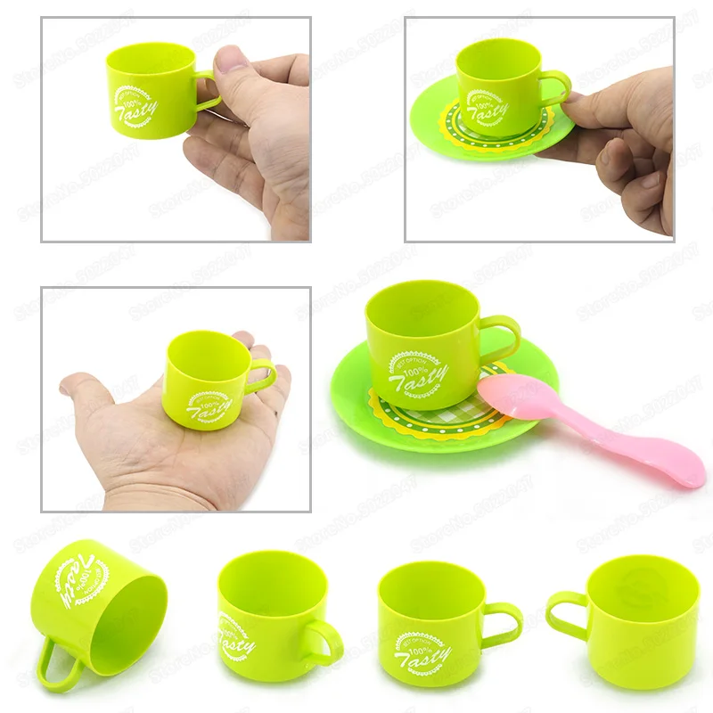 Мини юбка для девочек чашка персонажа игры подражать Игровой Комплект кухонных