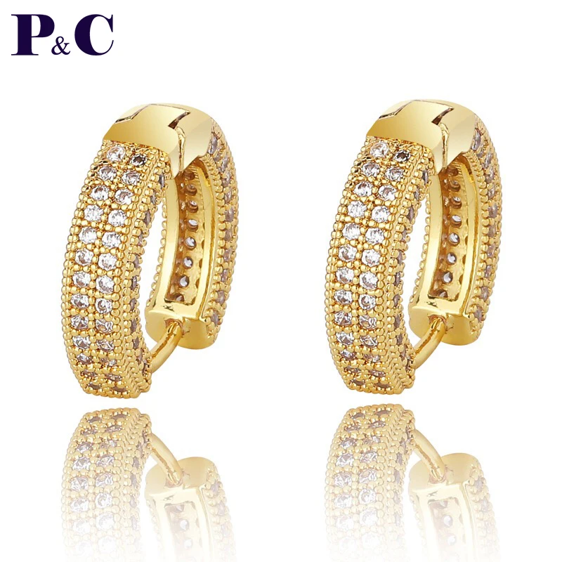 Серьги-гвоздики с кубическим цирконием в стиле хип-хоп серьги-гвоздики полностью