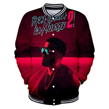 

2019 New designs Anuel AA Baseball uniform Autumn Casual Harajuku Anuel AA Baseball Jackets plus size for men streetwear