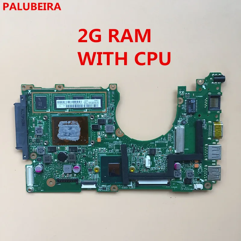 PALUBEIRA X202E материнская плата для ноутбука ASUS X202E X201E S200E X201EP тест оригинальная материнская плата 2G ram с ЦП