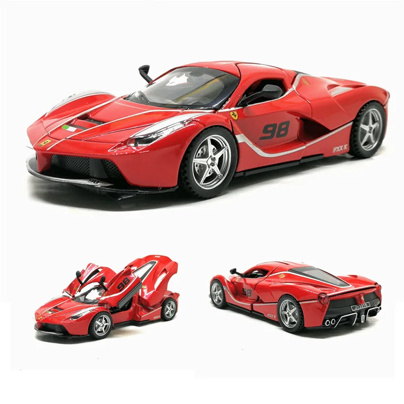 Модель 1:32 Сплав Модель Автомобиля Ferrari FXXK Raphael звук и светильник воин Коллекция игрушек модель