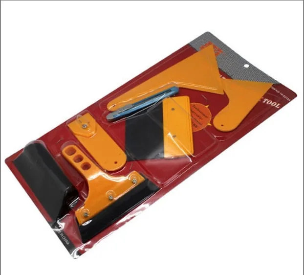 

Car Foil Tools 7 Pieces Tendon Small Scraper Explosion-proof Automotive Color Changing Film Construction 7 Pieces-Scraper
