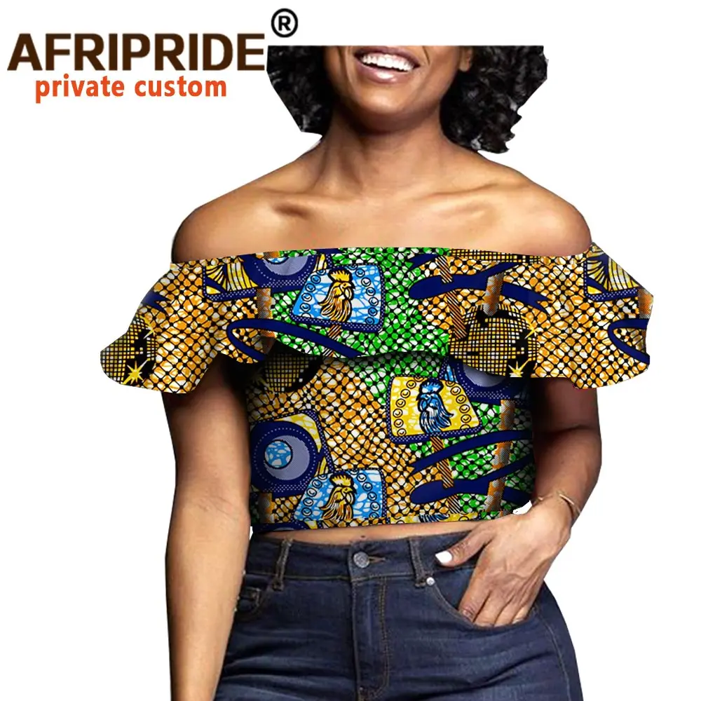 Новинка Весна 2020 африканская одежда повседневная рубашка для женщин AFRIPRIDE