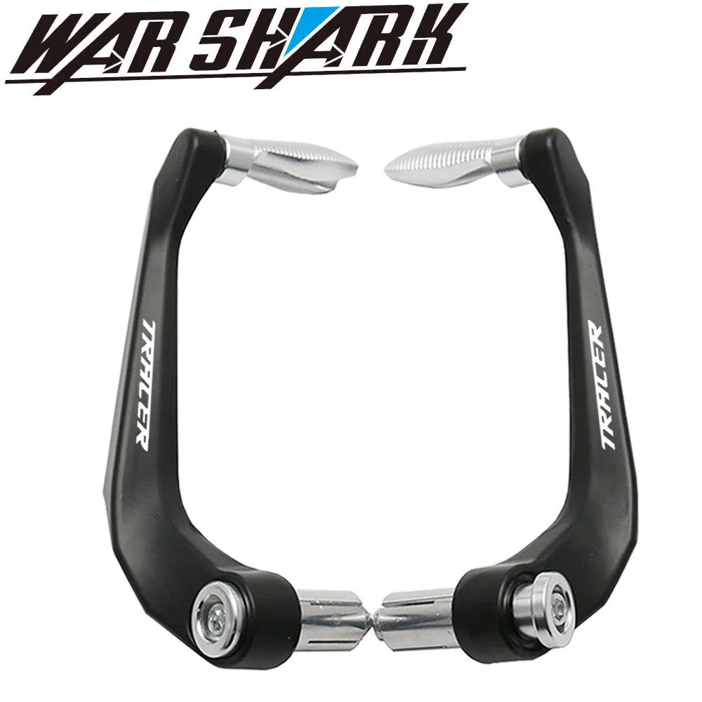 Для YAMAHA MT09 Tracer 900 MT07 Tracer 700 мотоциклетные 7/" 22 мм с ЧПУ ручки гвардии сцепные рычаги гвардии протектор - Цвет: silver Tracer logoV