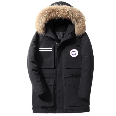 High Quality-40 Celsius Down Jacket Keep Warm Men's Winter Thick Snow Parka Overcoat Camouflage White Black Duck New Fashion
