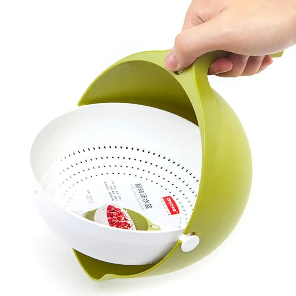 Двойная сливная корзина Кухонное сито для мытья хранилище лапши овощей фруктов