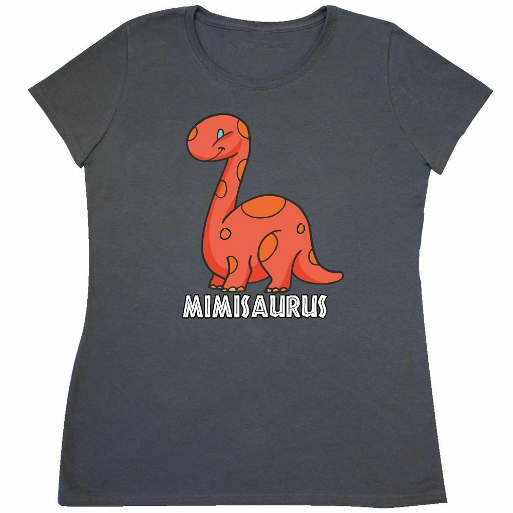 Mimisaurus женская футболка Mimi Dinosaur Милая одежда для бабушек Топы свободная Размер ajax