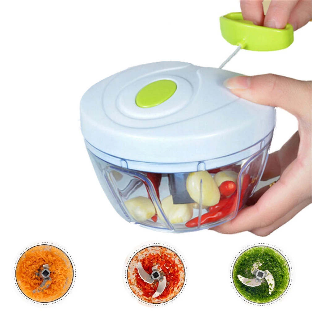 Ручной пищевой измельчитель овощерезка для лука фруктов быстрое измельчение