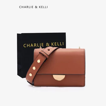 

Women's New Style Western Style Small Square Bag Semi-Circular Buckle Shoulder Messenger Bag