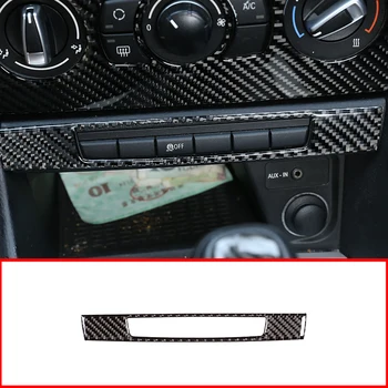 

For BMW E84 2013 2014 2015 Year Car Accessories Carbon Fiber Driving Assistance Central Control Switch Frame Trim 1pcs