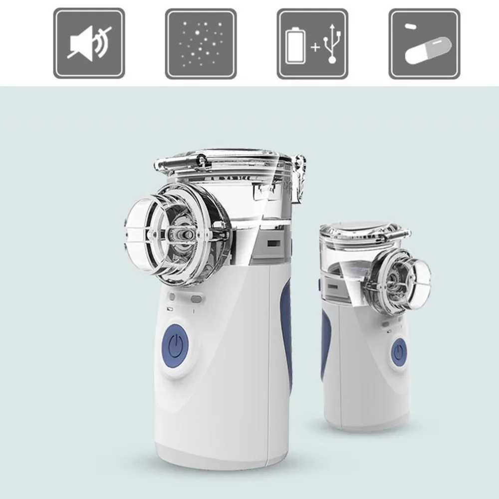 Mini Handheld Nebuliser Steaming Tool Health Care Atomizer Portable Respirator Humidifier Adult Kid Inhaler Nebulizer 4
