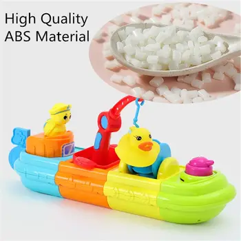 

Wind Up Bath Tugboat Floating Toy Yellow Duck Play Water Kid Toy