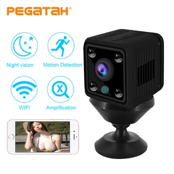 

HD mini camera wifi IP Camera Night Vision 1080P micro camera Remote Monitor small Cam Wireless Micro Cam 4X ZOOM hidden TF card