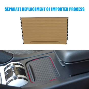

Durable Car Center Console Cover Water Cup Holder Roller Blind Sliding Shutter For Porsche Cayenne 2003-2010