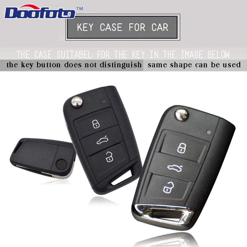 Doofoto автомобильный чехол для ключей Skoda Octavia 2 A7 A5 Kodiaq Rapid Fabia Karoq VRS для Volkswagen VW Golf 7 аксессуары защитный чехол