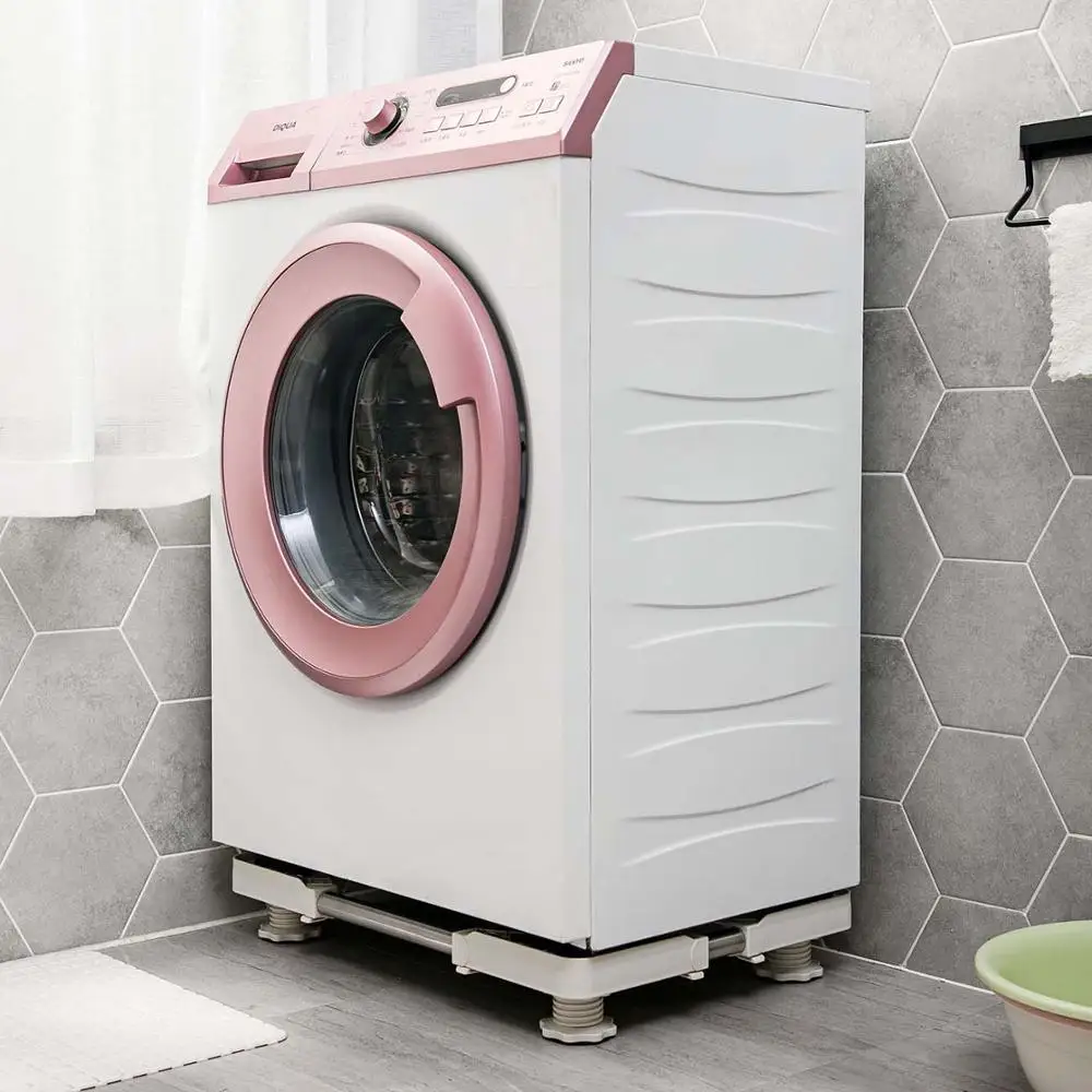 Регулируемая универсальная подставка для стиральной машины из нержавеющей