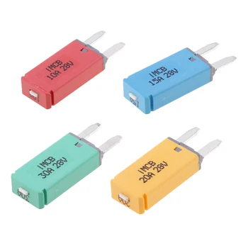 

4 Pieces 10A 15A 20A 30A Mini Blade Fuse Assortment Automotive Car Truck Fuses