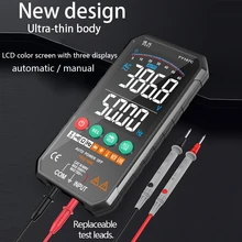 Digital Multimeter Smart Tester DC NCV Auto Range Transistor Temperature Voltage Professional Analog multimetro Electrician Tool