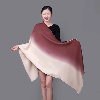 Mingjiebihuo модный осенний и зимний женский толстый теплый удобный высококачественный длинный вязаный шарф двойного назначения шаль - Цвет: 8