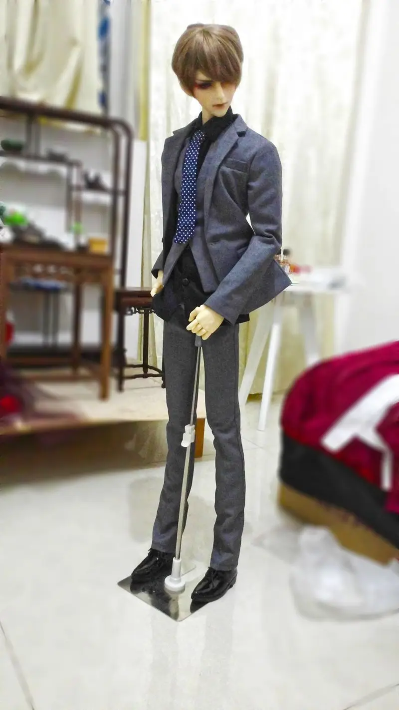 1/4 1/3 BJD кукла серый костюм Одежда Аксессуары для BJD/SD SSDF ID72 сильный дядюшка, не включает в себя куклы, обувь, парик и другие E2595