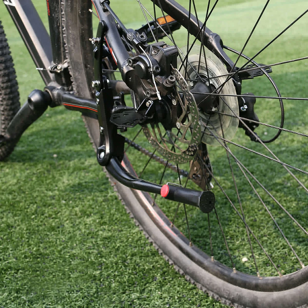 Регулируемая подножка для велосипеда MTB горный велосипед стойка алюминиевый сплав велосипед подножка задняя сторона подставка держатель 45-50 см