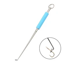 Stainless Steel Easy Fish Hook Remover Safety Fishing Hook Extractor Detacher Rapid Decoupling Device Fishing Tools Equipment