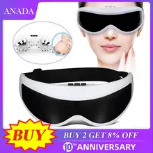Anada Electric Eye Care Massager Magnet Therapy Relax Vibration Anti Wrinkles Alleviate Acupres Protect  Eyes Magnet Eyewear