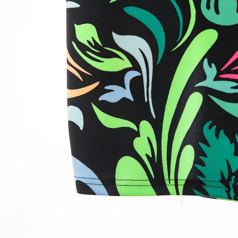 Women Elegant Digital Printing Flower Vintage Skirts Office Lady Sexy Casual Skirt Female