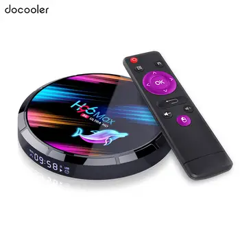 

H96 Max X3 TV Box Smart Android 9.0 S905X3 TV Box 4GB 128GB Dual Band WiFi H.265 VP9 Decoding Miracast 8K Ultra HD Media Player