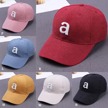 

Baby Boy Hat Letter Kids Baseball Cap Cotton Adjustable Sun Hats Girls Peaked Caps Summer Winter1