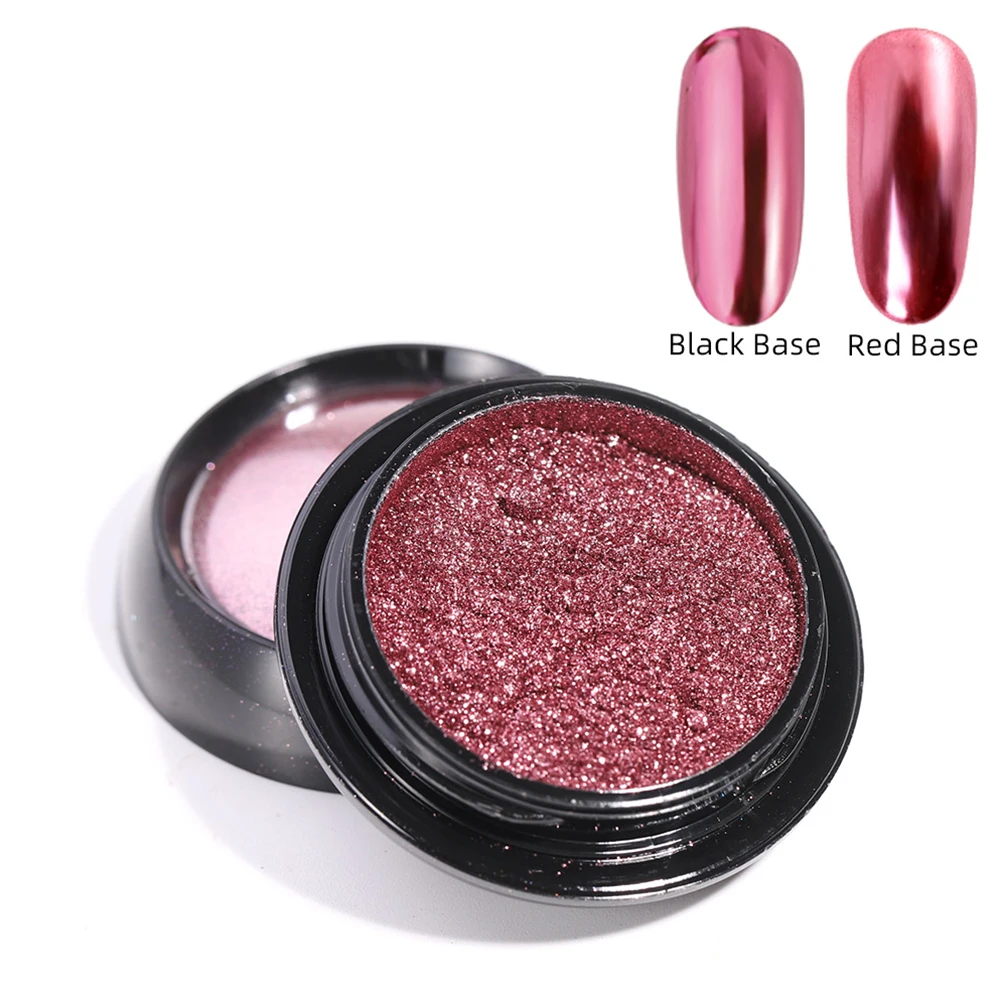 03 Nail Powder Manicure Art Dust Iridescent Glitter Mirror Metallic Pigment DIY Super Shine Dipping Decorations UV Gel Polishing - Цвет: 03