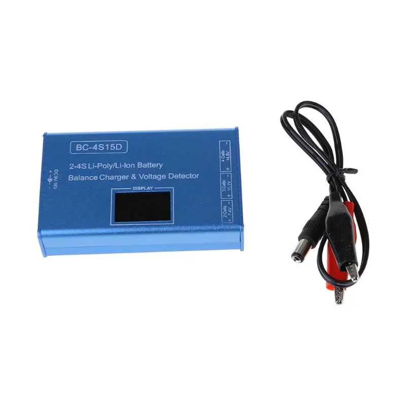 BC-4S15D литиевая батарея Lipo баланс зарядное устройство с дисплеем напряжения 1500mA R7RB