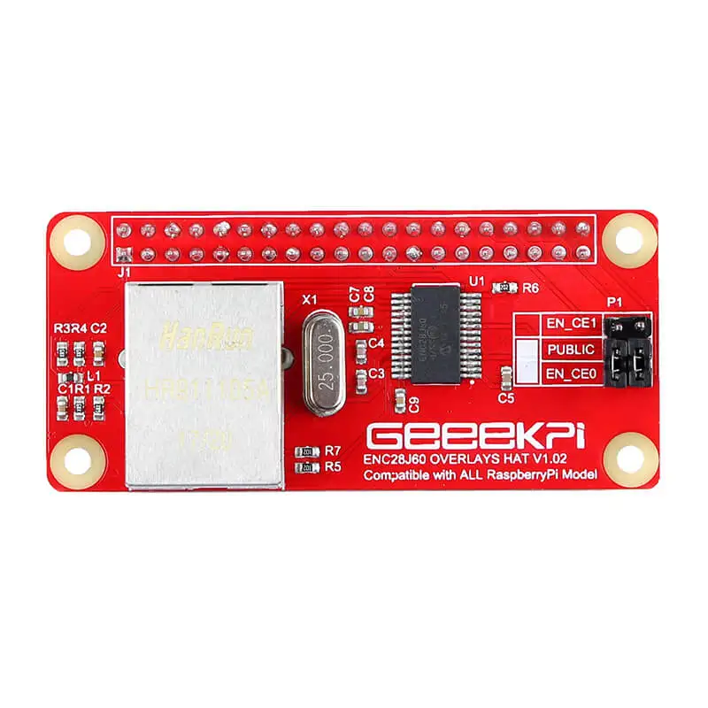 Elecrow Raspberry Pi Zero with ENC28J60 Network Adapter Module DIY Learning Kit Compatible with all Raspberry pi Models Elecrow Raspberry Pi Zero with ENC28J60 Network Adapter Module DIY Learning Kit Compatible with all Raspberry pi Models