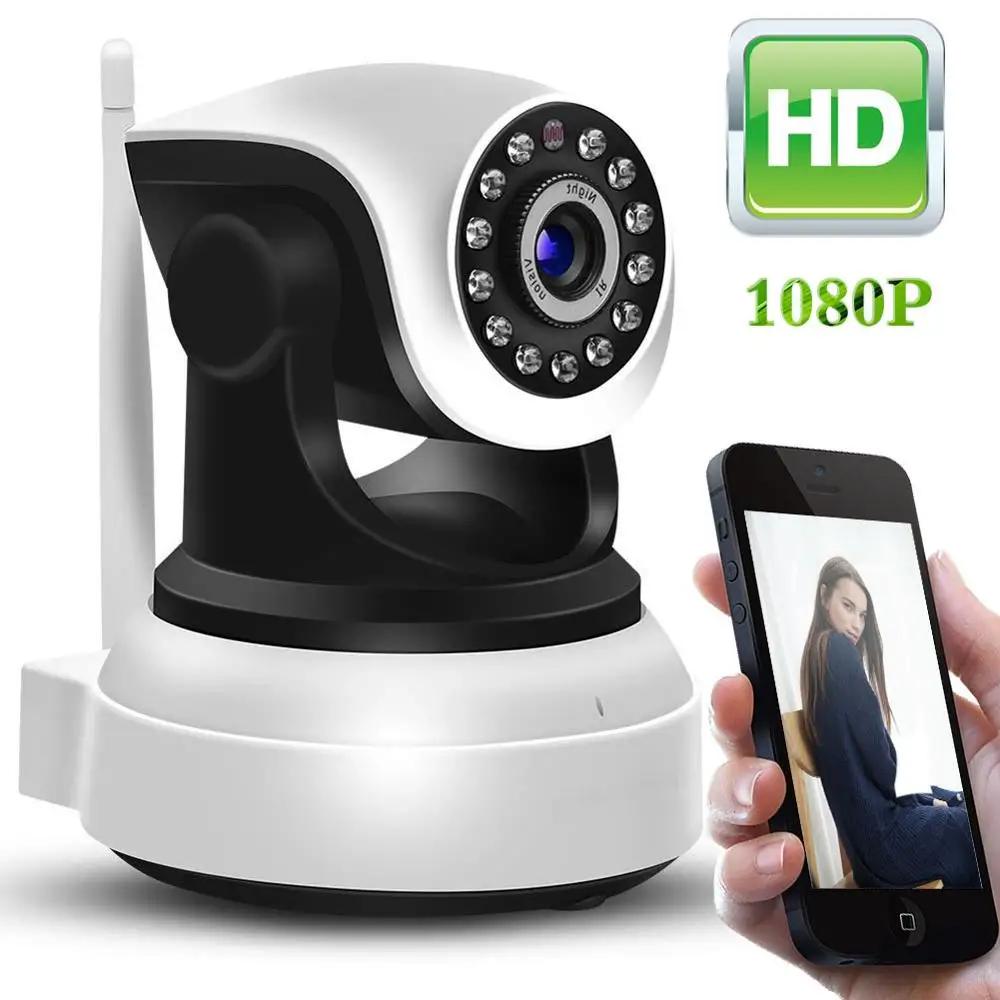 Беспроводная камера видеонаблюдения с функцией ночного видения 1080P Wi Fi|Камеры